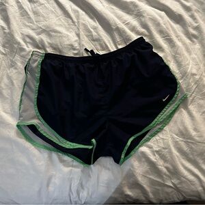 Nike Tempo Dri-Fit Navy and Green Shorts
